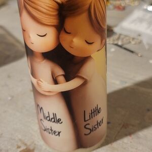 Middle & Little Sister Decorative Candle - Beige